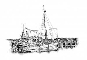 Weathered Fishing Boat