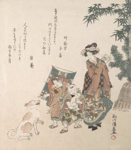 Street Scene in the New Year Season, 1814