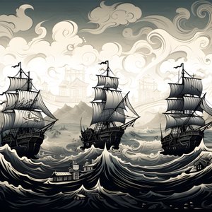 4 Types of Black and White Outline Only 2 by Kurt Heppke