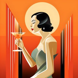 Woman in 1930s Style 1