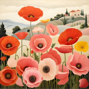Poppies in Tuscany 3