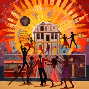 Colorful People Dancing in a Sunlit Area, Dancing with Stars and Suns 3