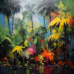 A Rainy Colorful Jungle 4