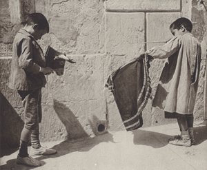 Boys Playing at Bull-Fighting by Kurt Hielscher
