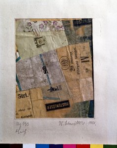Merz 133 by Kurt Schwitters