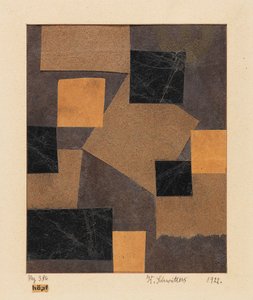 Mz 386 Hoepf Merz Design, 1922 by Kurt Schwitters