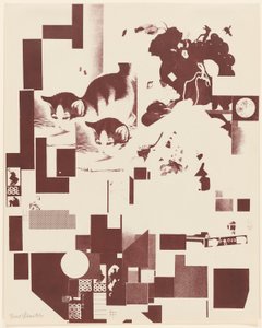 Untitled, no. 5 of 6 from the portfolio Merz 3. Kurt Schwitters 6 Lithos. Merz Portfolio. First Portfolio of the Merz Publisher by Kurt Schwitters