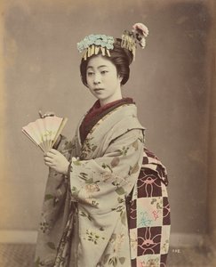 Young Woman with Fan
