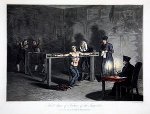Third Degree of Torture of the Inquisition, 1813 by LC Stadler
