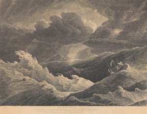 From a Sketch Made in 1804 During a Storm Between Madagascar and the Cape of Good Hope in Which the Indiaman Ship 