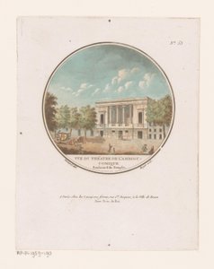 View of the Théâtre de l