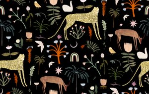 Wild Garden Pattern by Léa Le Pivert