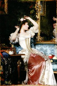 In Front of a Mirror by Ladislaw von Czachorski