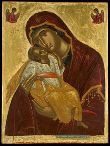 Icon of the Virgin of Tenderness, from Crete