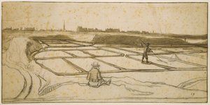 Salt-Mining in Le Croisic by Lambert Doomer