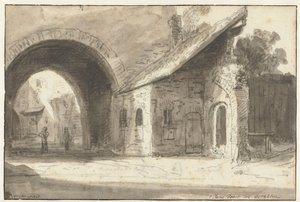 St. Janspoort in Arnhem by Lambert Doomer