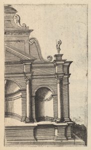 Partial View of a Monument [Mercurii Templum] from the series 