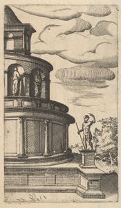 Partial view of a Building [Sepulchrum Adriani] from the series 