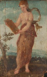 Woman with Text Panel by Lambert Sustris (circle of)