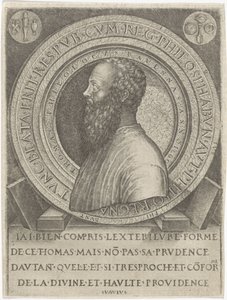 Portrait of Philologist Thomas of Ravenna by Lambertus Suavius