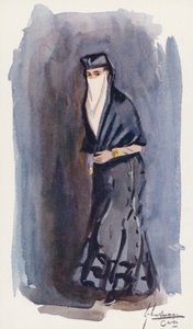 People of Egypt: Egyptian Woman, Middle Class, Horma by Lance Thackeray