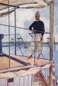 People of Egypt: Nile Sailor, Bahari by Lance Thackeray