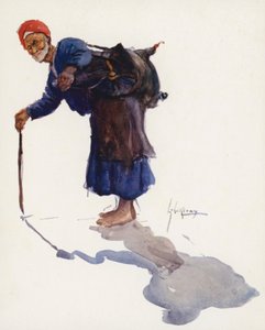 People of Egypt: Water-Carrier, Sakka by Lance Thackeray