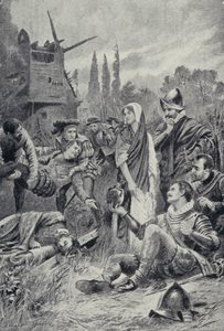 Sir Philip Sidney at the Battle of Zutphen by Lancelot Speed