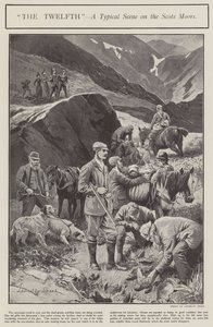 "The Twelth" - a typical scene on the Scots Moors by Lancelot Speed