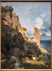 Landscape with hunt of centaurs by Lancelot Théodore Turpin de Crissé de Crissé