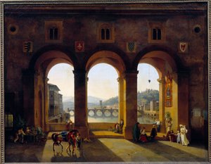 View of Florence Ponte Vecchio
