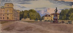 Gatchina Palace, 1924 by Lanceray