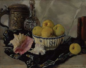 Still Life. Shell and Apples by Lanceray