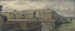 The Senate Square in St. Petersburg, 1904