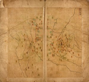 Map of the Great Ming Empire by Langdon Warner