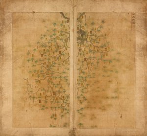 Acquired Copy with Holes on Some Pages by Langdon Warner