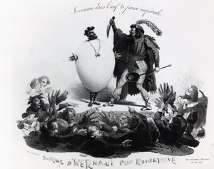 Hernani Sublime, a Romantic Dish, Caricature of 