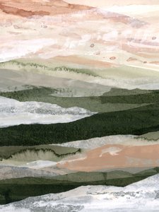 Abstract Layered Mountains