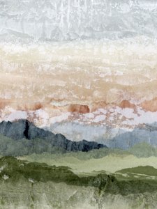 Abstract Mountain Hues by Lara Eckerman