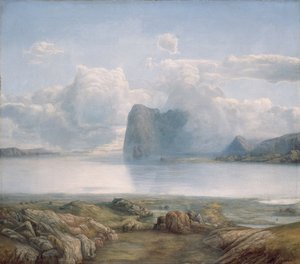 Island Borgøy by Lars Hertervig