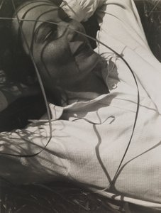 Portrait of Ellen Frank by Laszlo Moholy Nagy