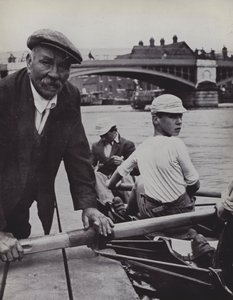 Rafts, Eton, Froggie superintends the embarkation by Laszlo Moholy Nagy