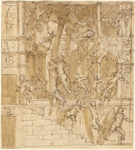 Samson Destroying the Temple