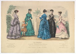 Le Coquet, No. 22, from Journal des Modes Spécial pour Couturières, July 1, 1869