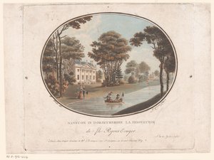 View of Ranston in Dorsetshire (Ranston in Dorsetshire, The Manor of Jh Ryves Esquire) (English Gardens) by Laurent Guyot