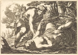 Cephalus and Procris by Laurent de la Hyre