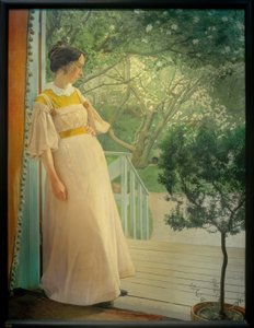 At the Veranda Door