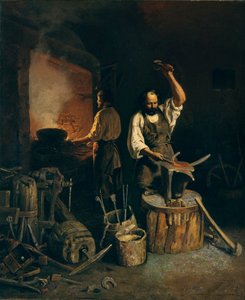 The Forge by Lavr Kuzmich Plakhov