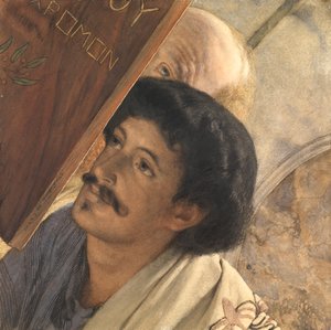 Charles Deschamps, with Henry Wallace Looking On, 1874