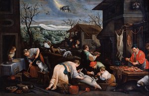 December from the series The Seasons, late 16th or early 17th century